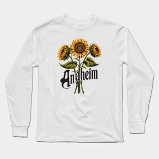 Anaheim Sunflower Long Sleeve T-Shirt